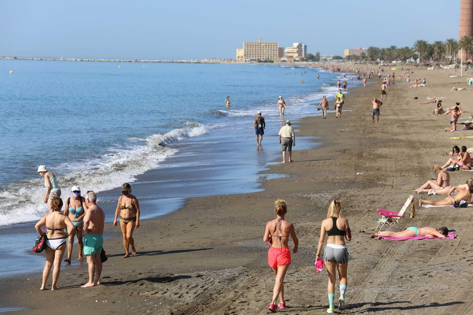 Las fotos del inicio de la fase 2 en Málaga