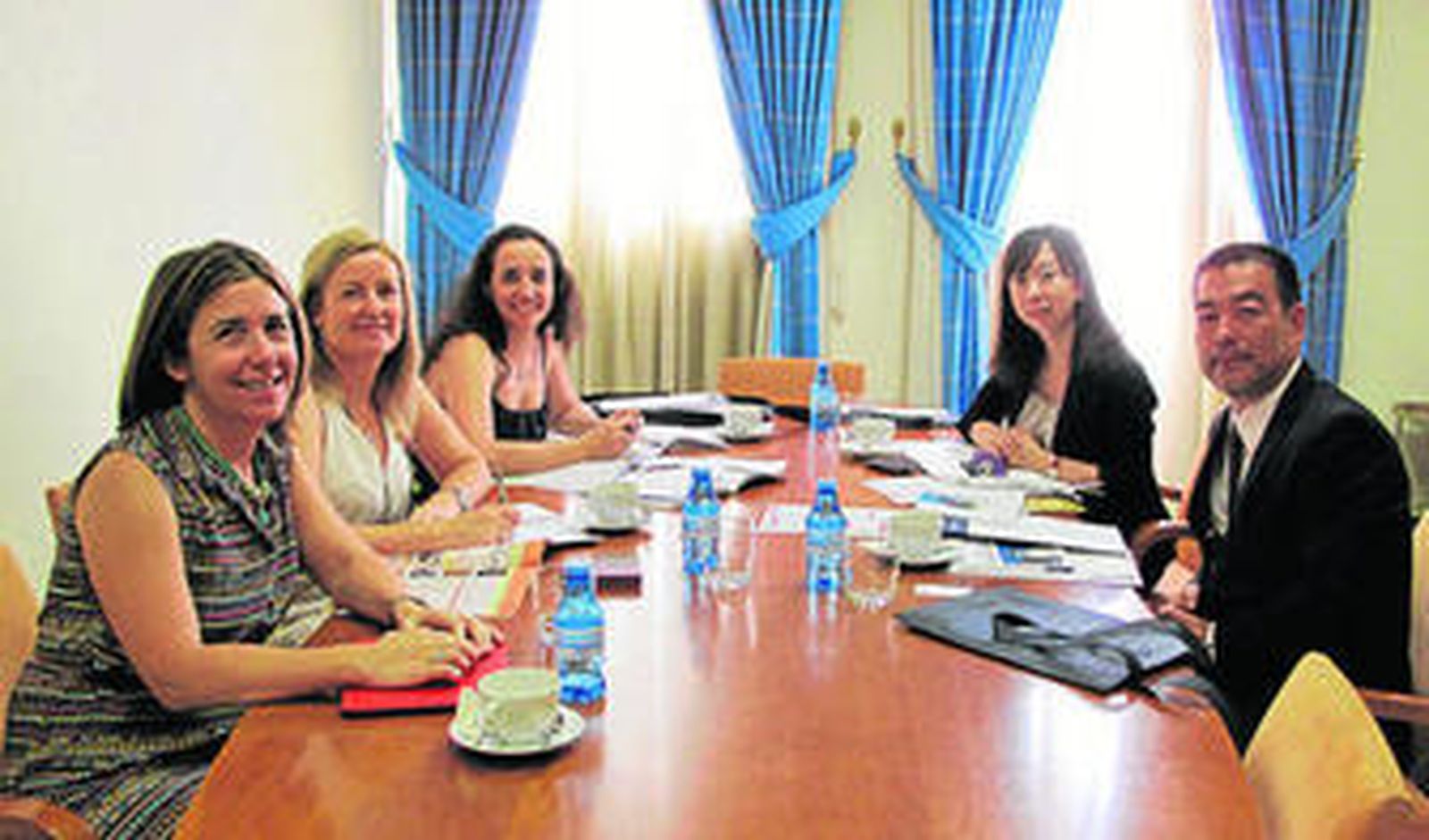 La rúbrica del convenio.