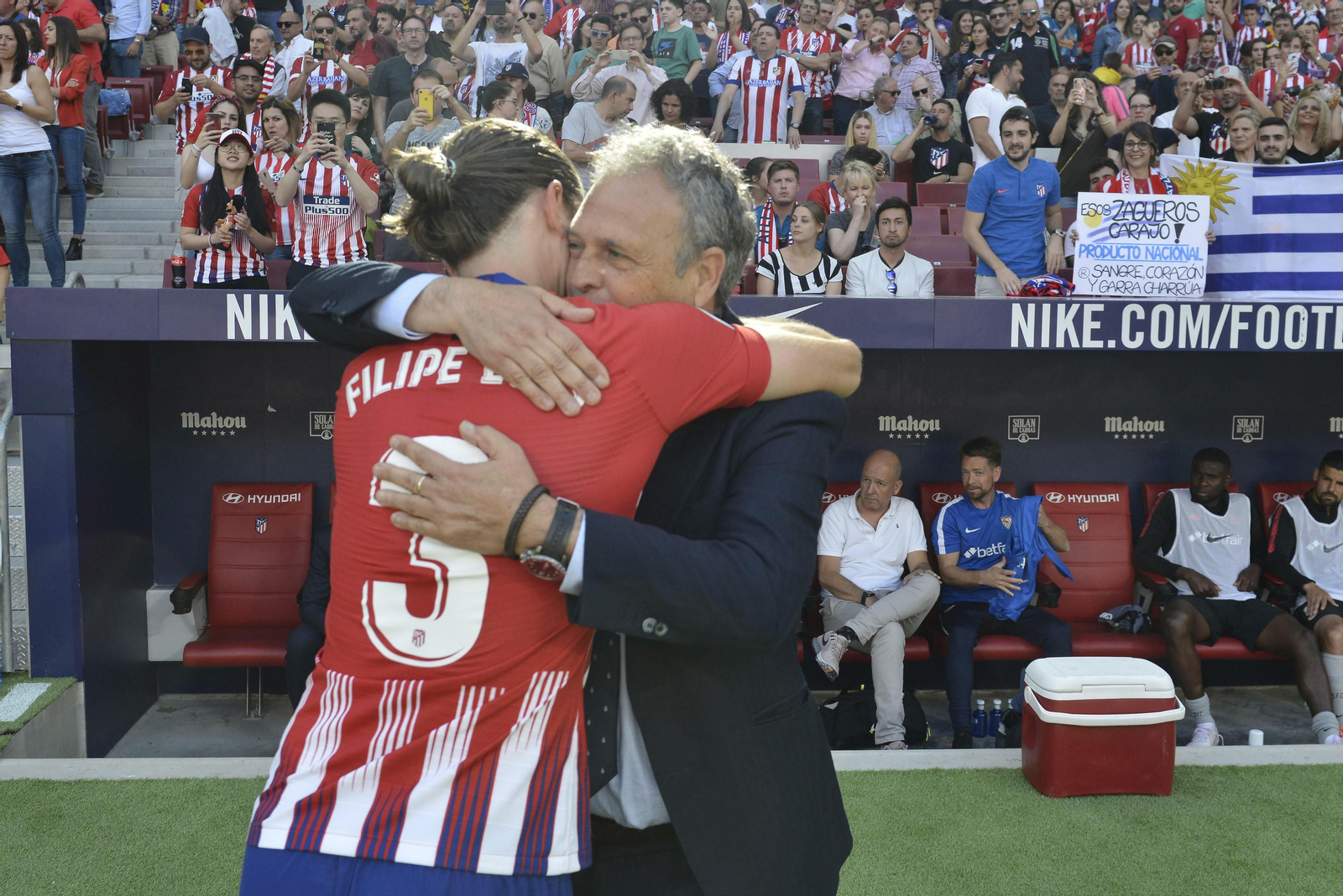 El Atlético de Madrid-Sevilla FC, en imágenes
