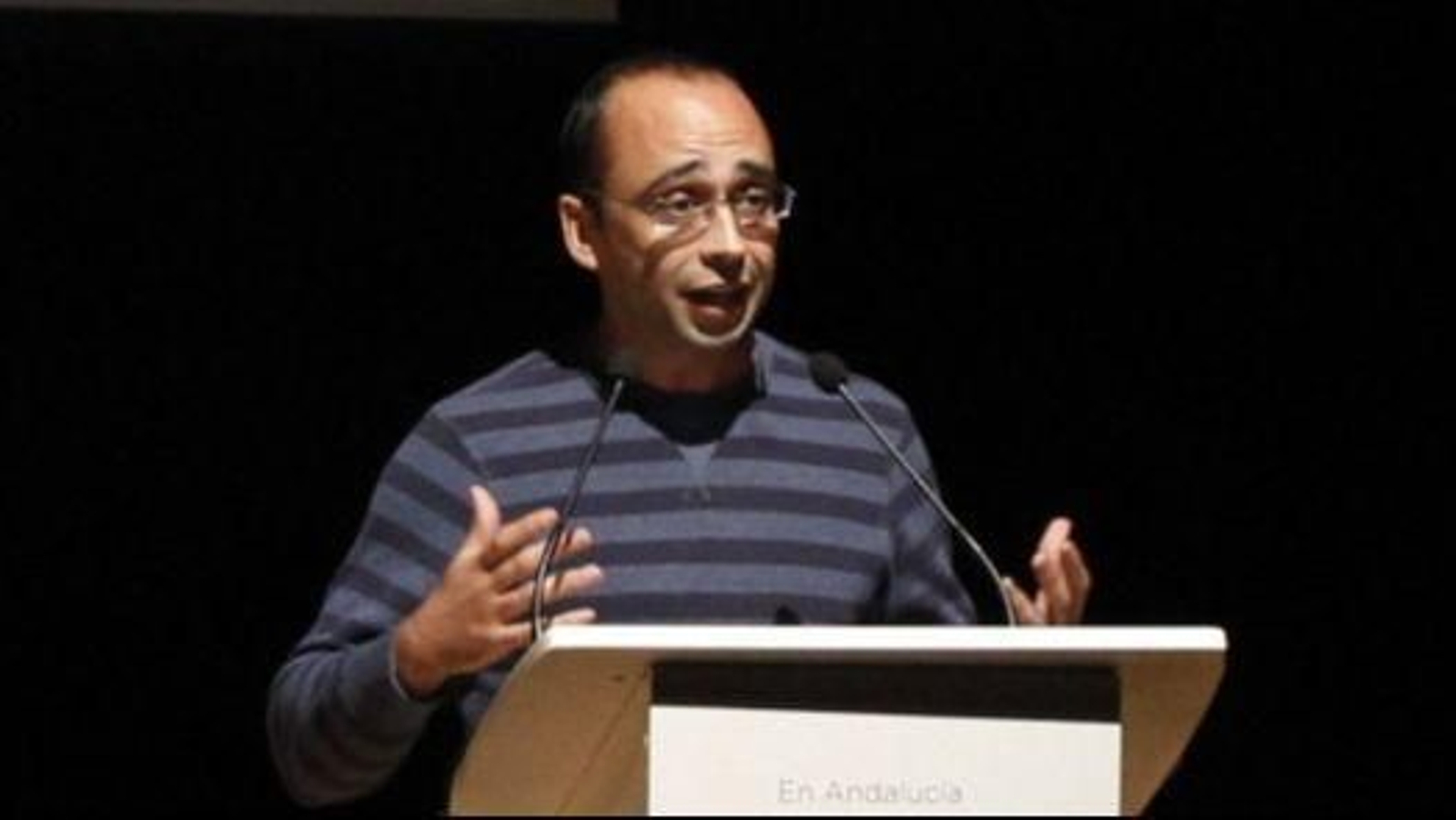 David Bravo, durante su etapa como diputado de Podemos.