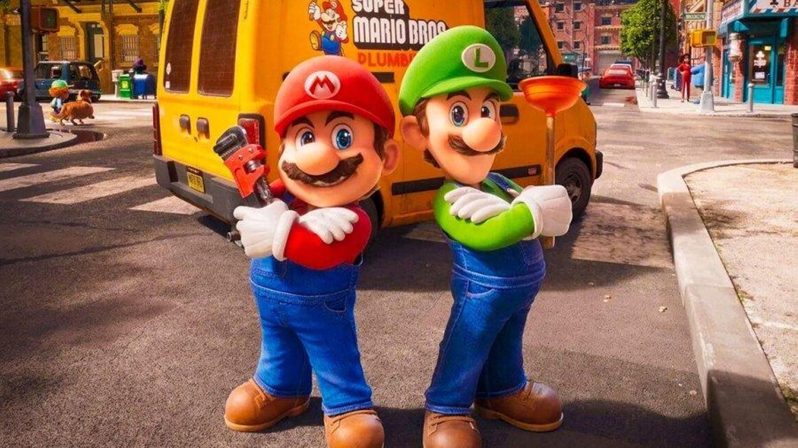 Mario junto a su hermano Luigi en la última película de este simpático fontanero.