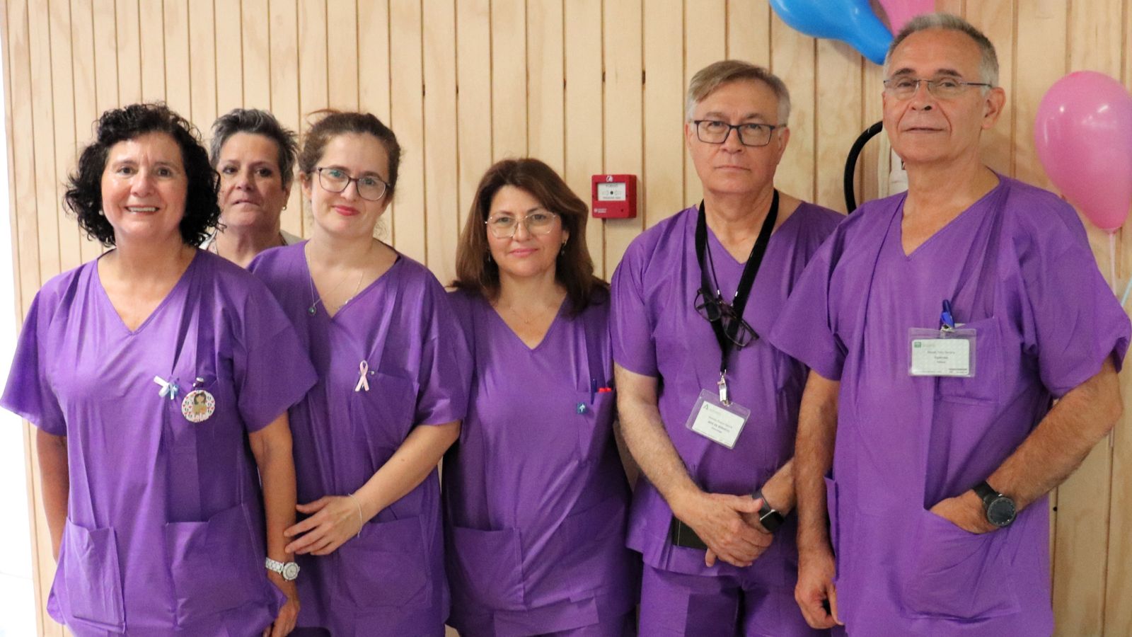 Profesionales de Ginecología y Obstetricia en el hospital Juan Ramón Jiménez.