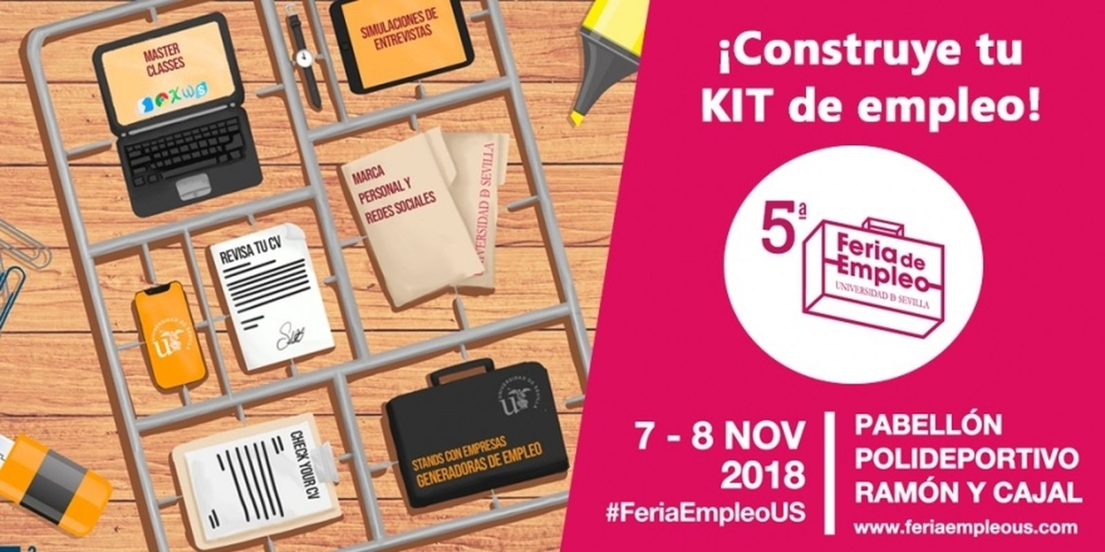 La Universidad de Sevilla celebra su V Feria de Empleo