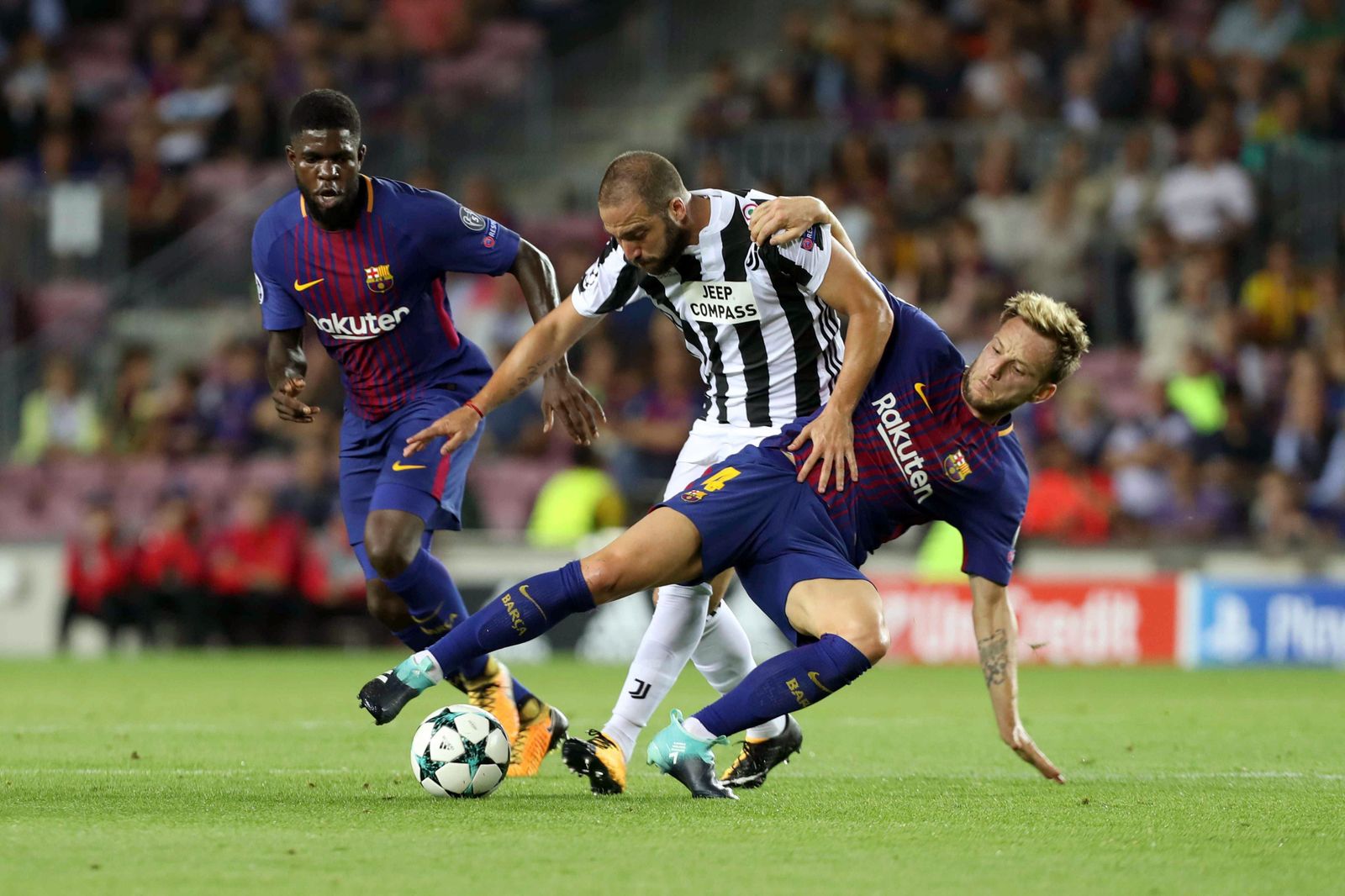 El Barcelona-Juventus, en imágenes