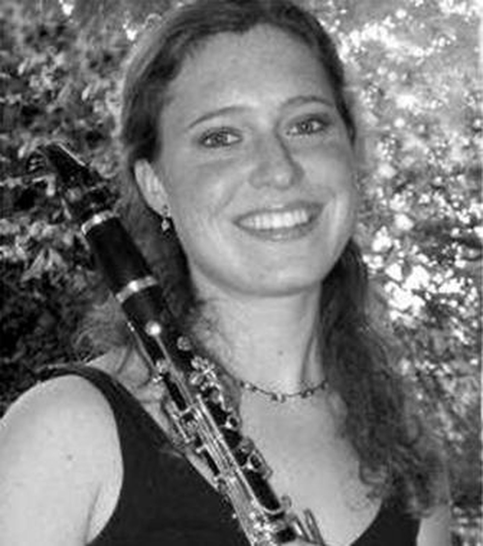 Cristina Strike Campuzano, con el clarinete, el instrumento que considera "muy completo".