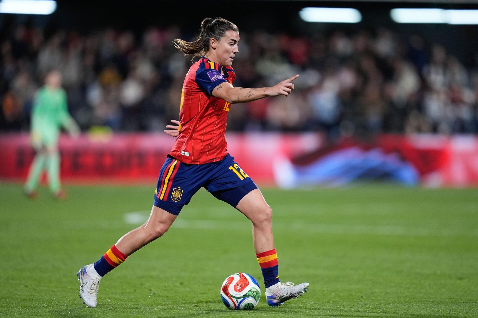 Las fotos del España-Islandia de fútbol femenino