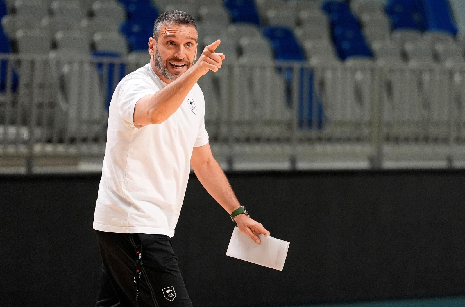 Ibon Navarro, en un entrenamiento.