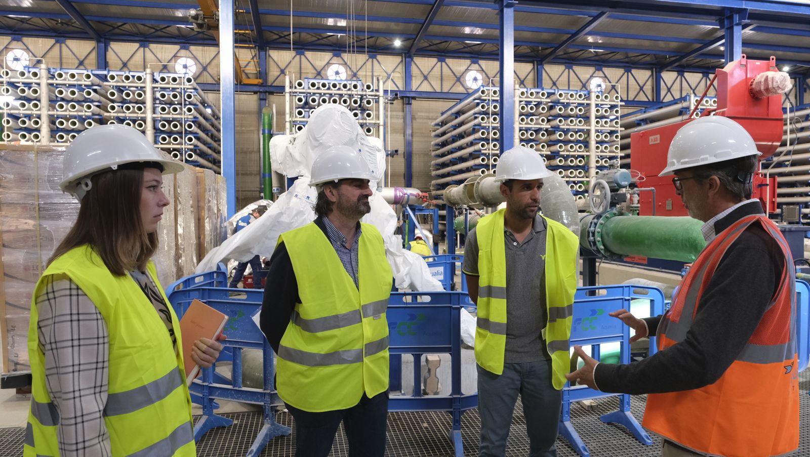 Visita a la desaladora Mar de Alborán.