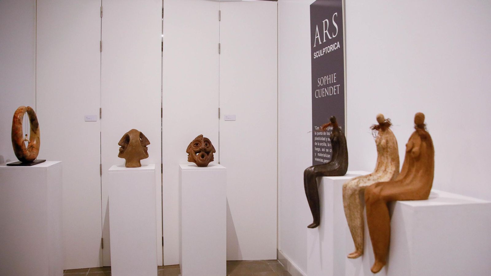 Algunas de las obras que se pueden contemplar en la muestra.