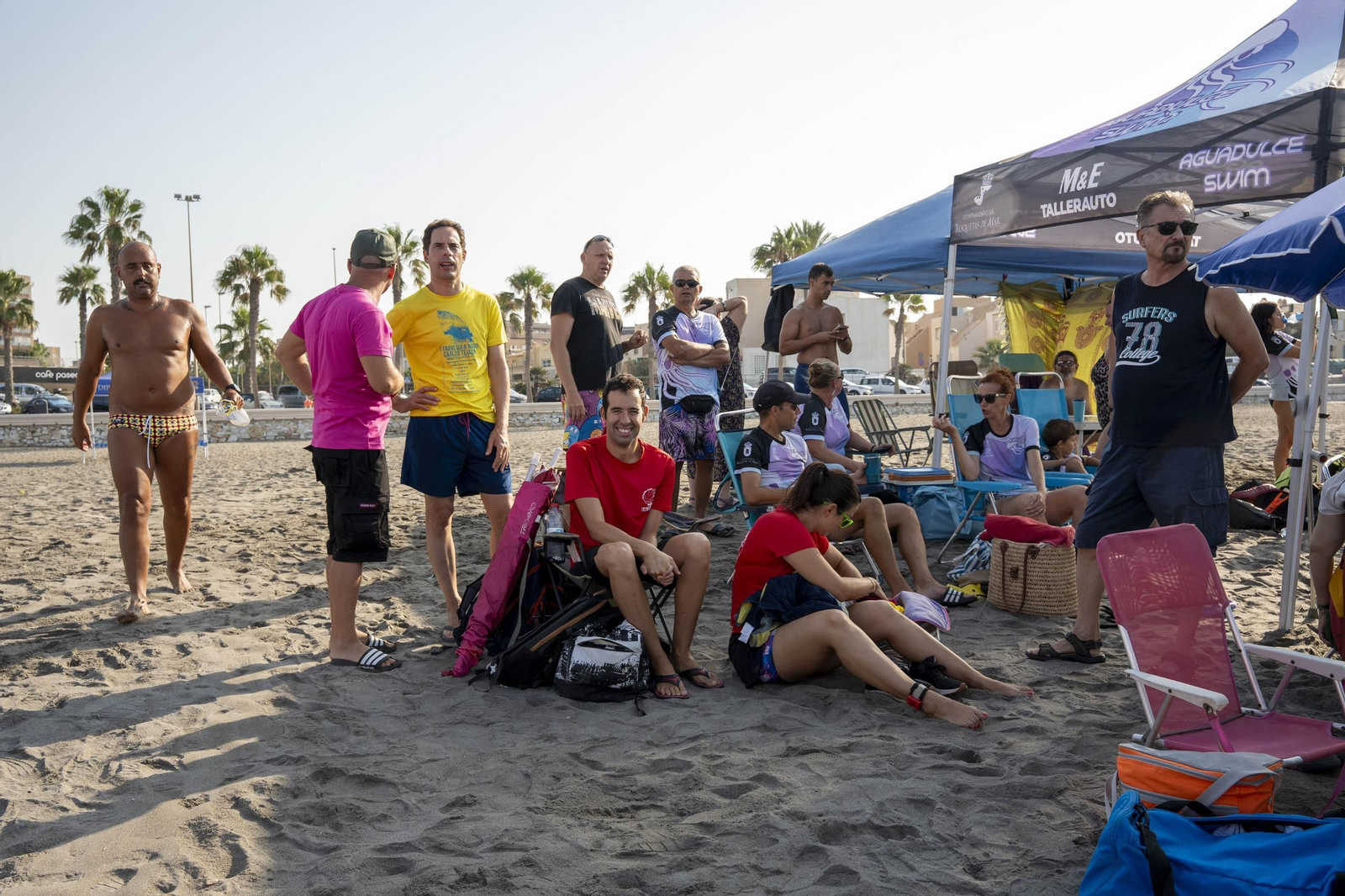 Travesía a nado Carlos Tejada de Almería