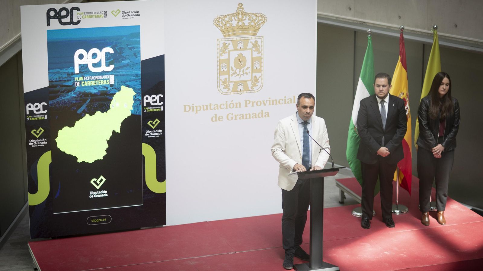Francis Rodríguez presenta el Plan Extraordinario de Carreteras la Diputación de Granada