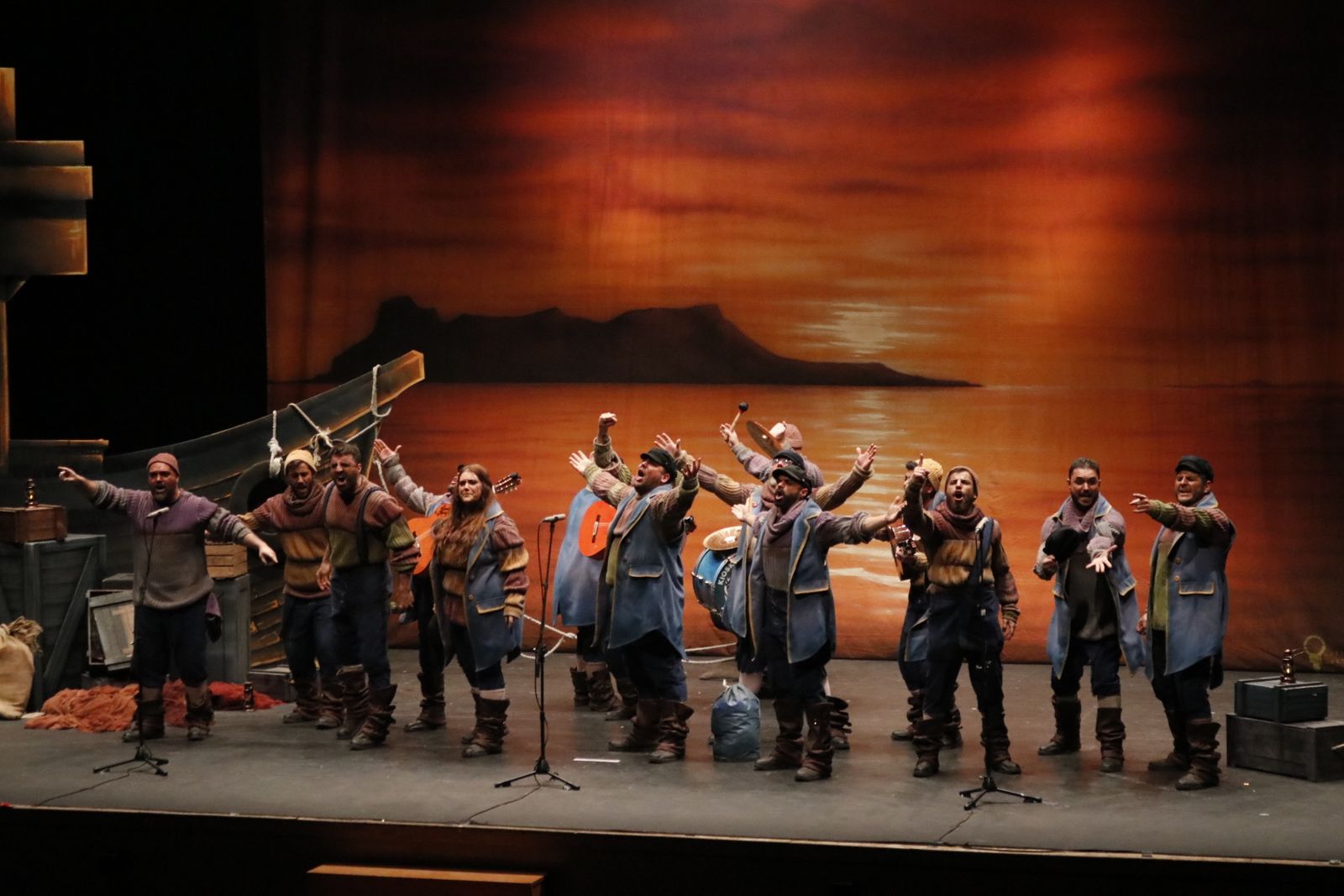 Final del concurso de Carnaval de la Concha Fina de La Línea