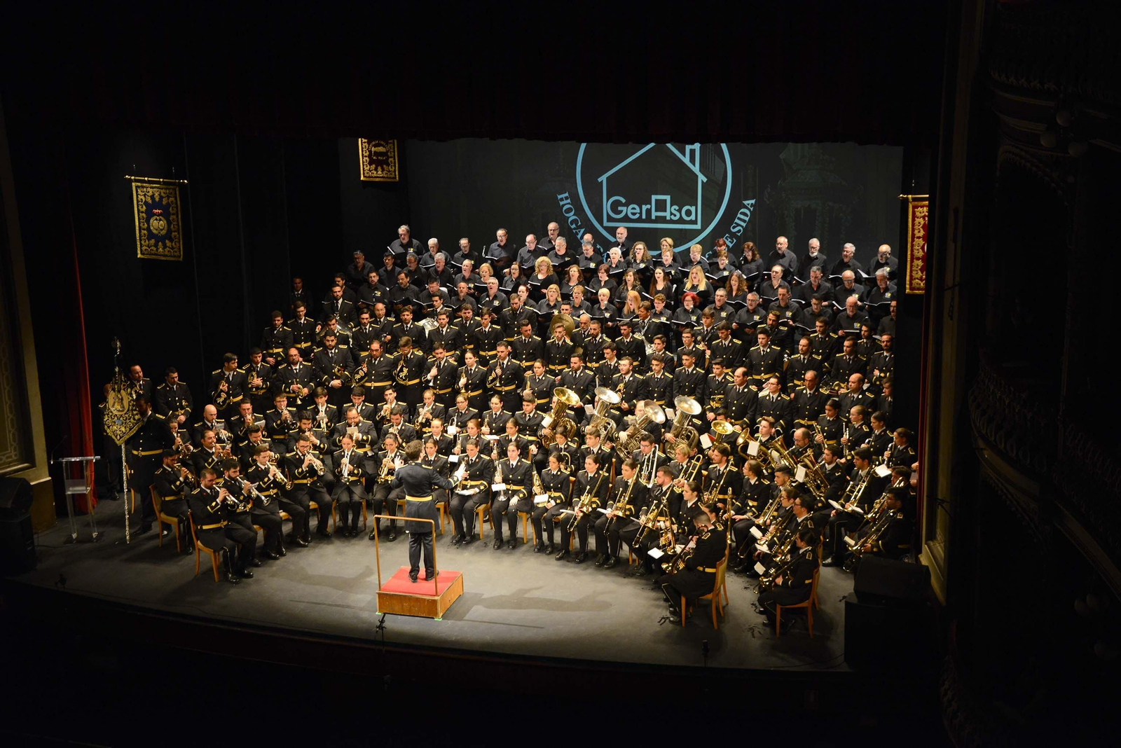 Uno de los conciertos de Al Palo en el Gran Teatro Falla.