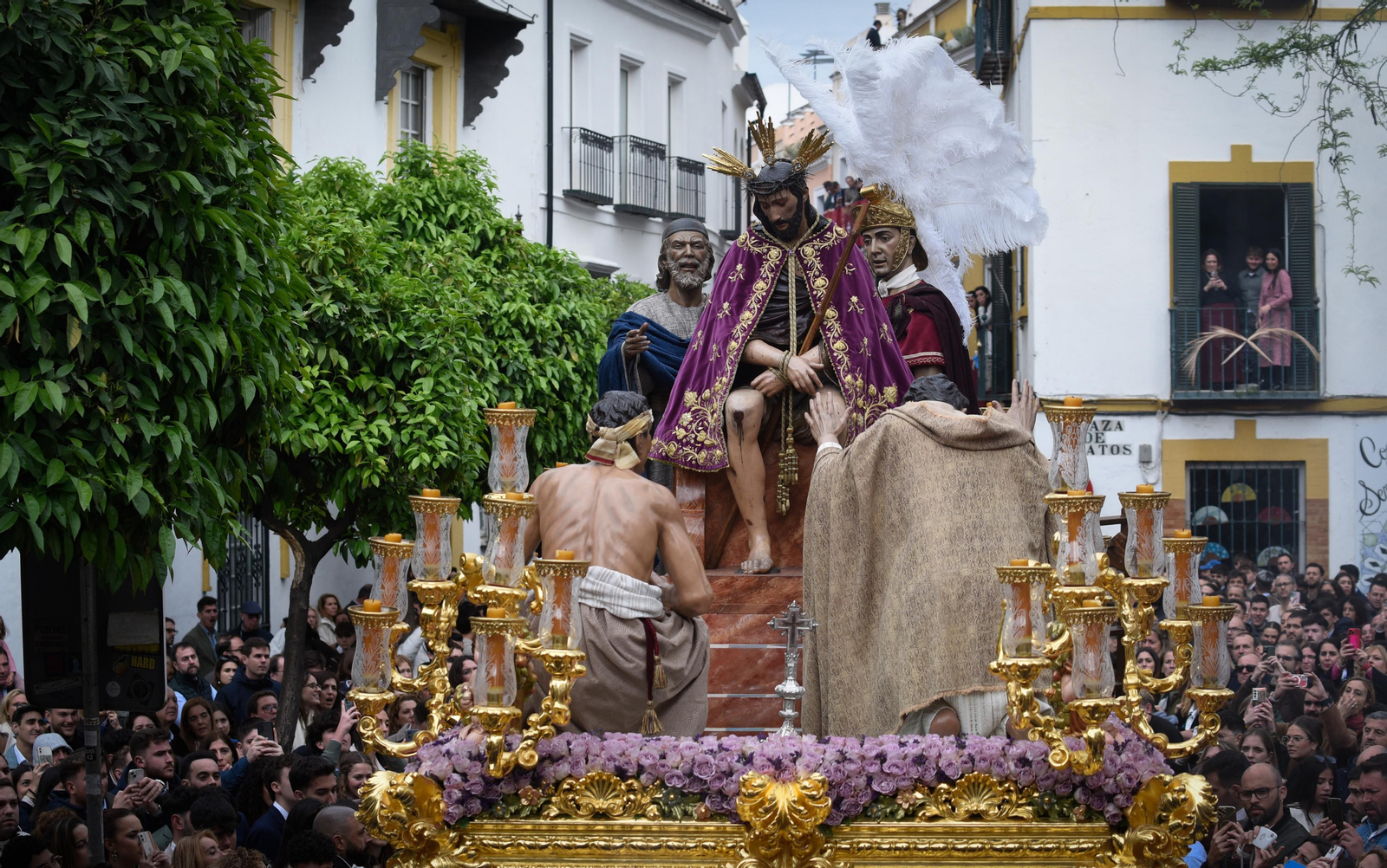 Las imágenes de la Hermandad de San Esteban en la Semana Santa de Sevilla 2024