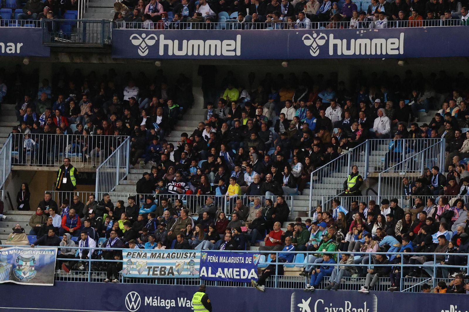 Búscate en las gradas de La Rosaleda en el Málaga-Levante