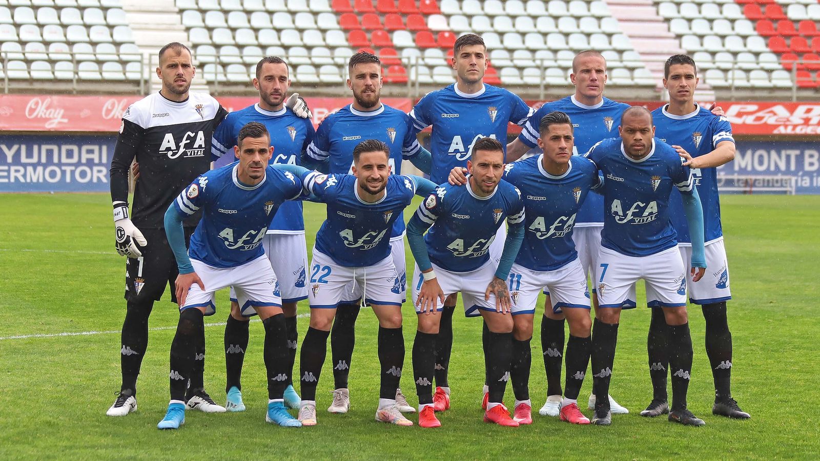 Alineación inicial del San Fernando en su visita del pasado mes de febrero al Nuevo Mirador de Algeciras.