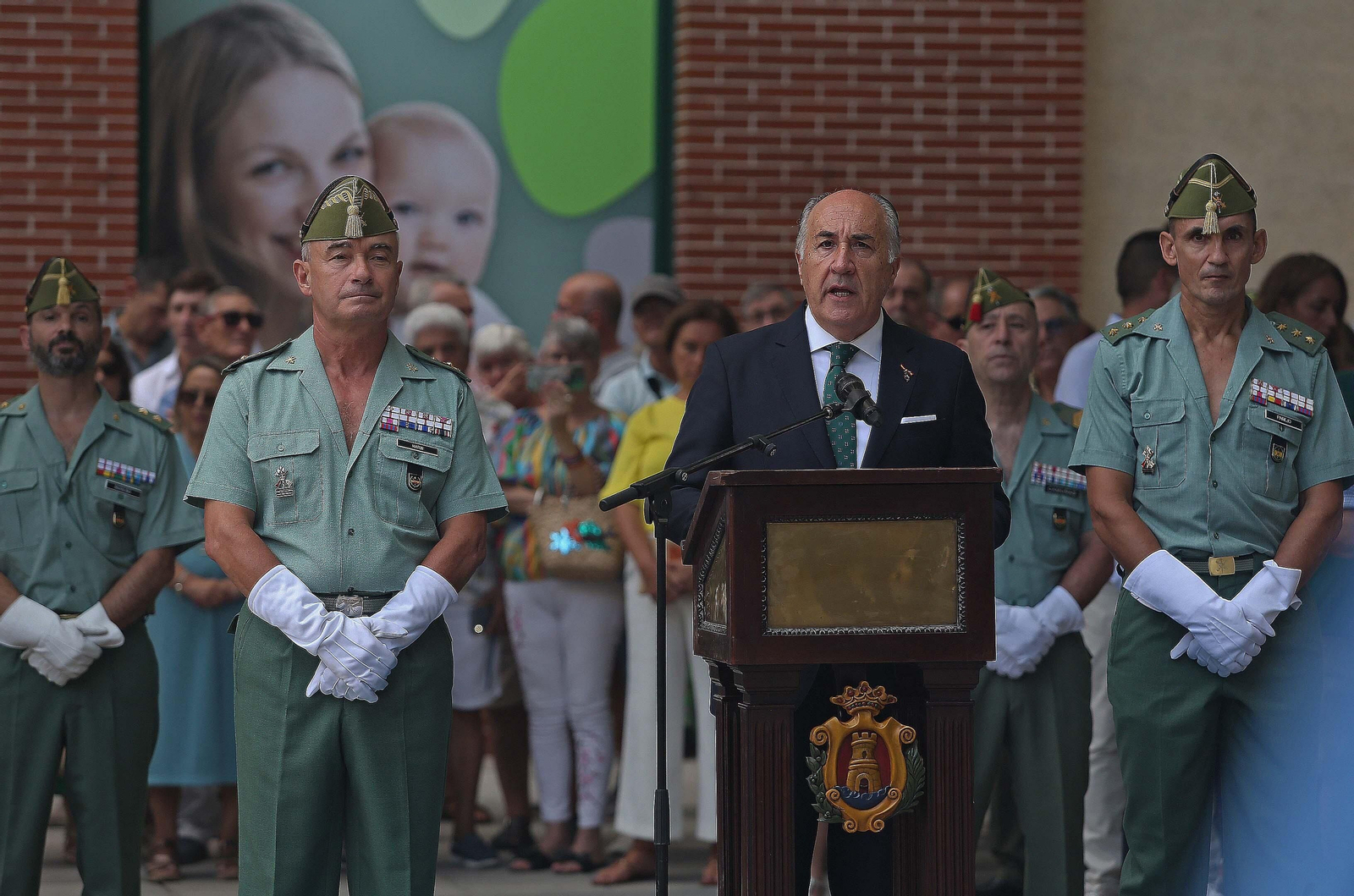 Fotos de la inauguración del monumento a la Legión en Algeciras