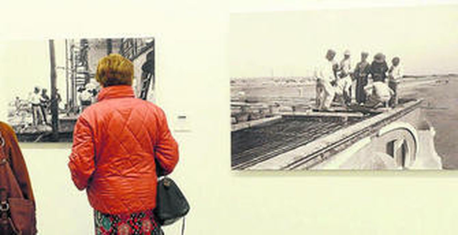 Un aspecto de la exposición de Hernández Rubio en Diputación.