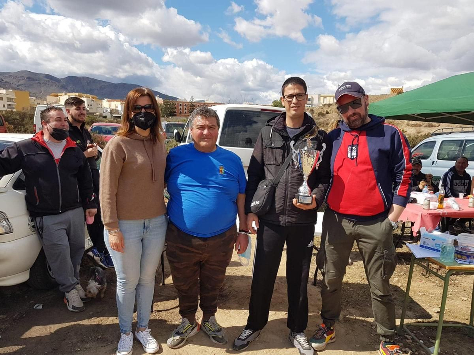 La alcaldesa durante la entrega de premios en el concurso de silvestrismo celebrado hace unos días.