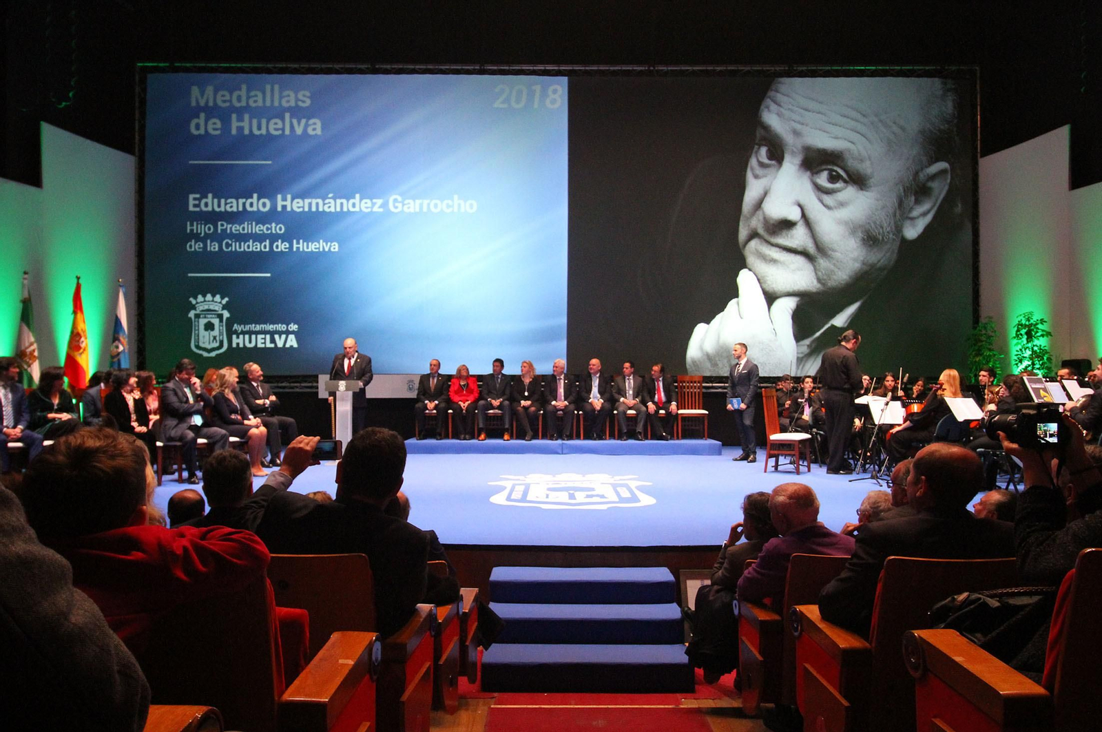 Imágenes de la entrega de las Medallas de Huelva 2018.