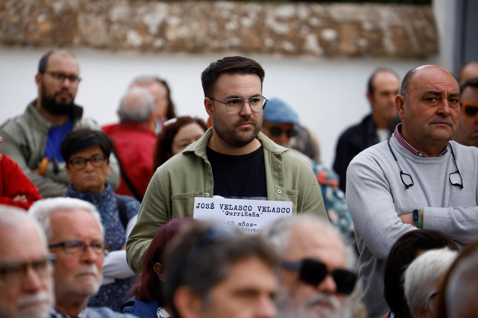 El acto de homenaje previo a las exhumaciones de las fosas en la Salud, en imágenes