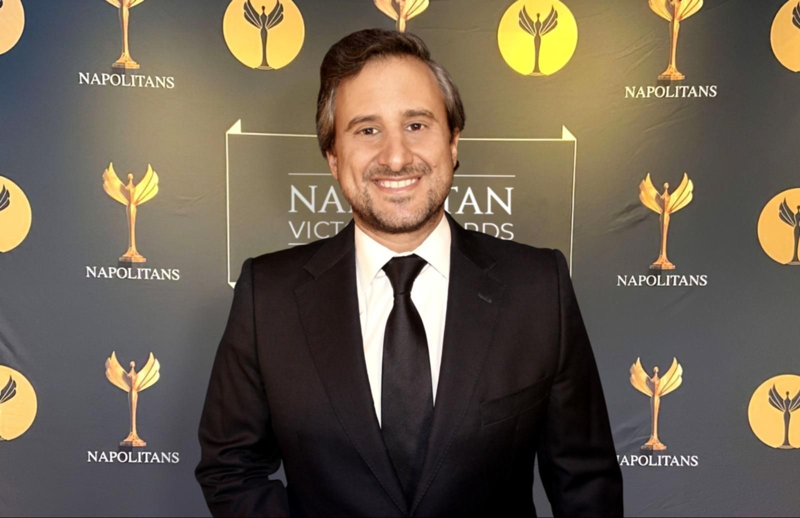 El consultor sevillano Eduardo Peinado, ganador del Oscar de la comunicación política en los 'Napolitan Victory Awards'.