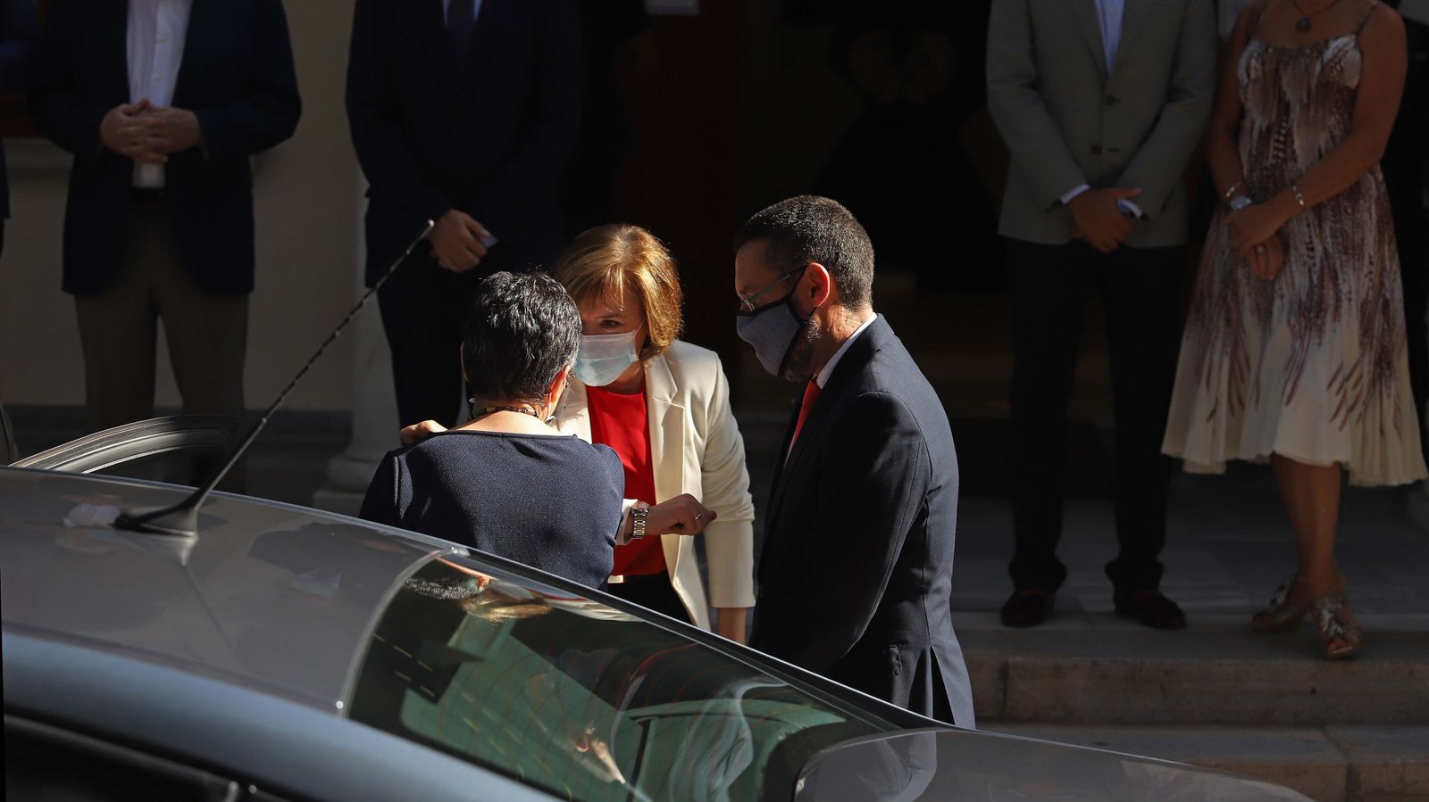 Visita de Arancha González Laya a La Línea y la Verja de Gibraltar