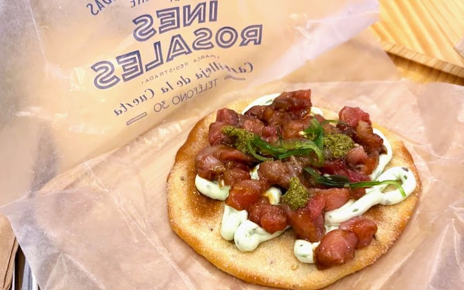 Torta de Inés Rosales con atún