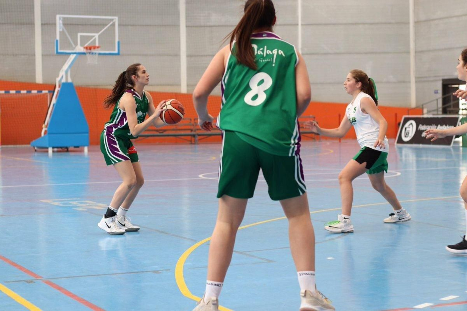 Un lance del partido del Unicaja.