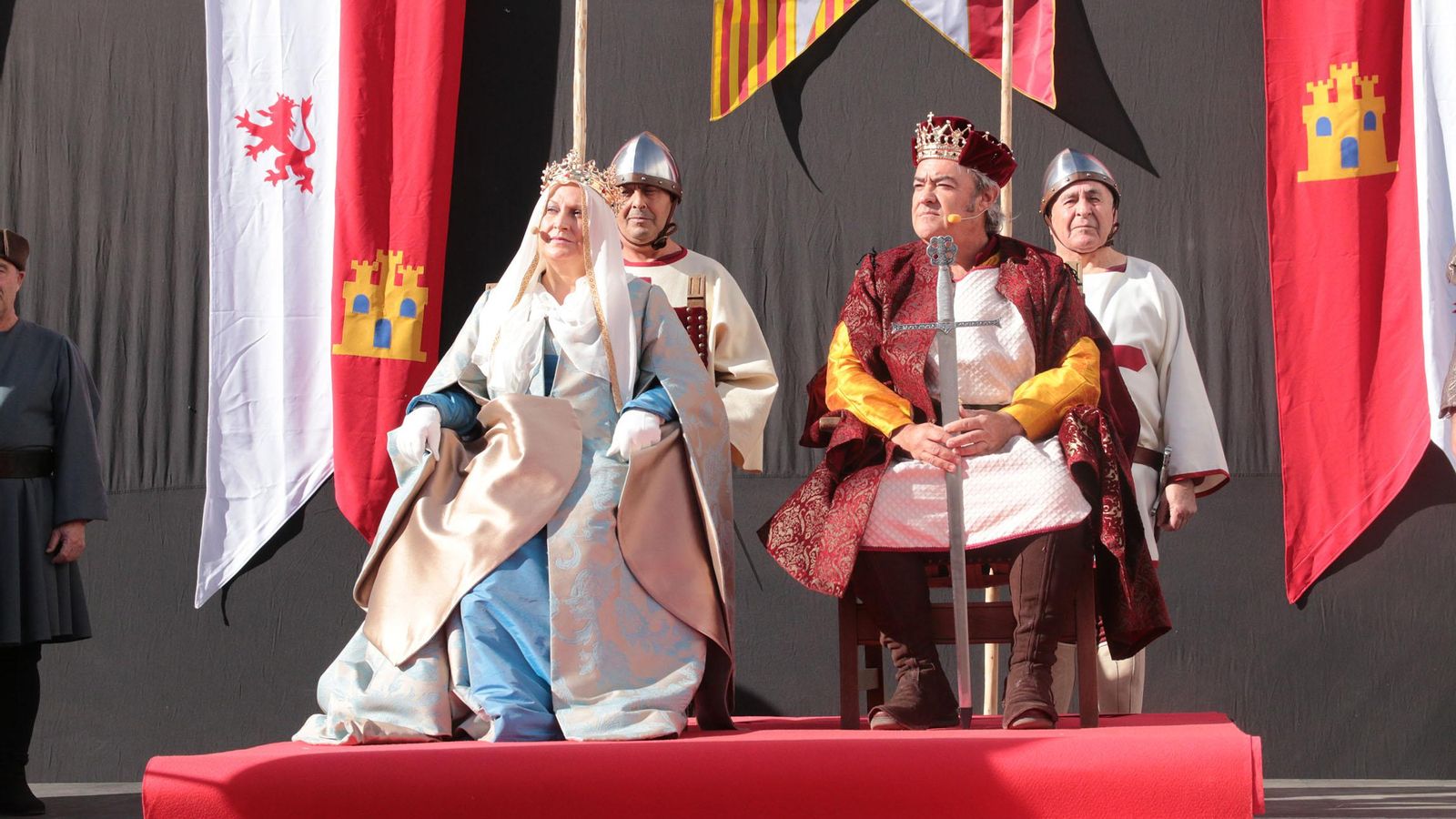 Recreación histórica de la visita de los Reyes Católicos a Fiñana.