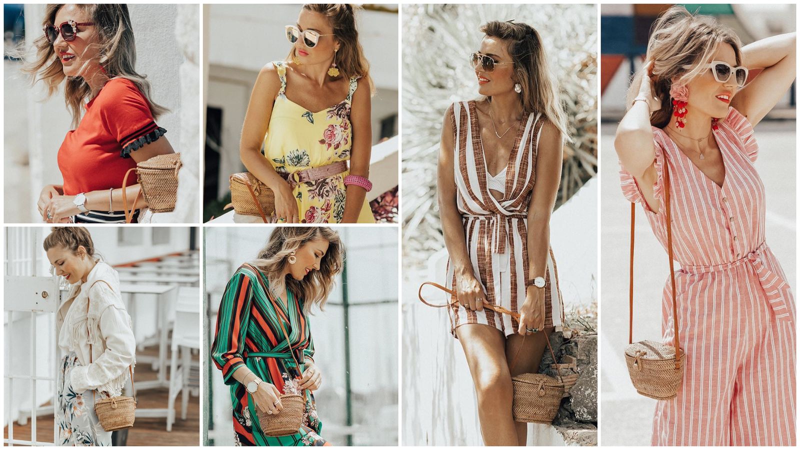 Helena Cueva (@miaventuraconlamoda) también le tiene especial cariño a esta pequeña y preciosa cesta bandolera de Buylevard.