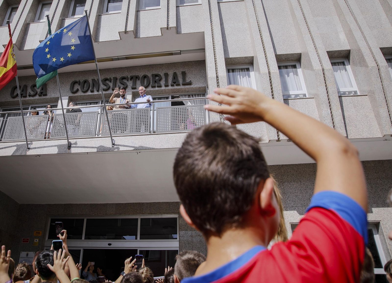 Álex Baena en el Ayto de Roquetas de Mar, en imágenes