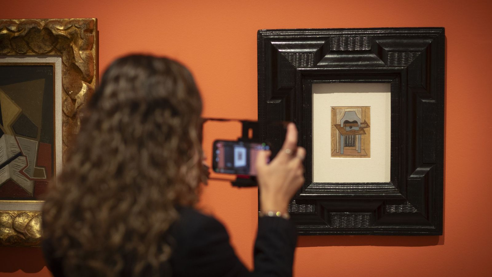 El Picasso 'robado' cuando llegó por fin a su destino en la Fundación CajaGranada.