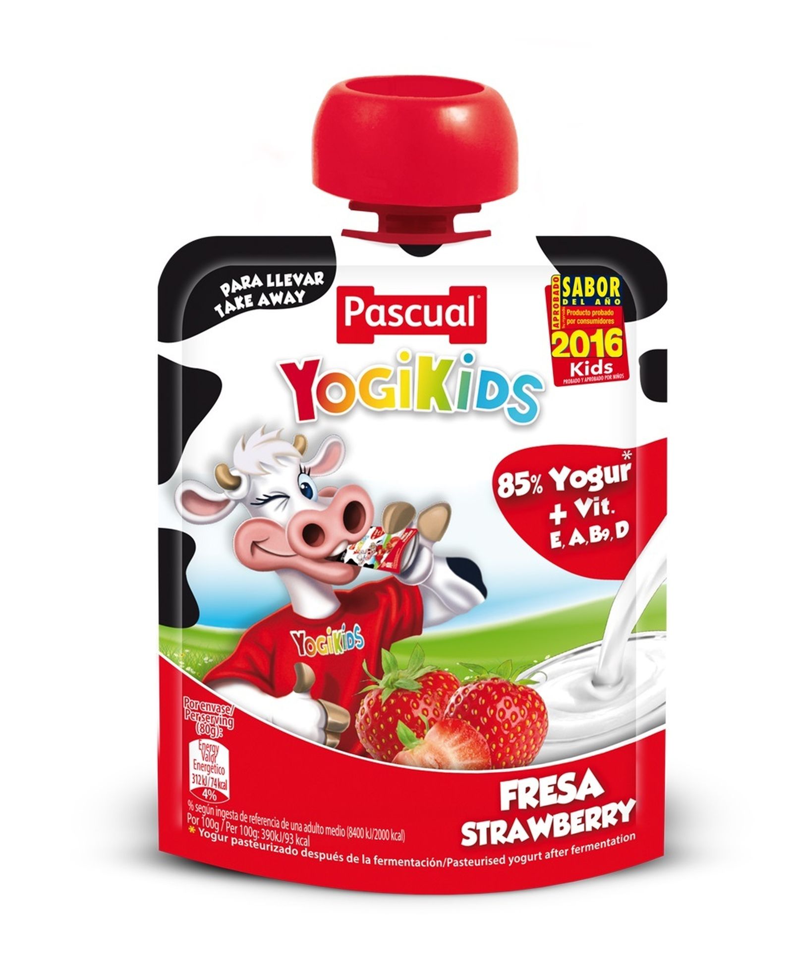 Yogikids, el yogur infantil de Pascual, distinguido por su formato innovador