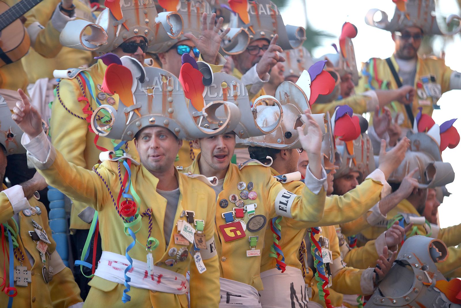 Las imágenes del carrusel de coros en el paseo marítimo