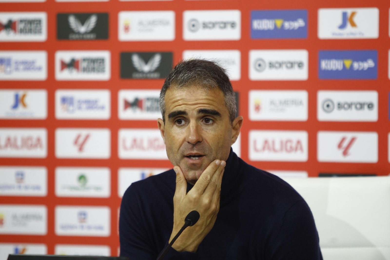 Las mejores imágenes del partido de fútbol U.D. Almería-Girona F.C.