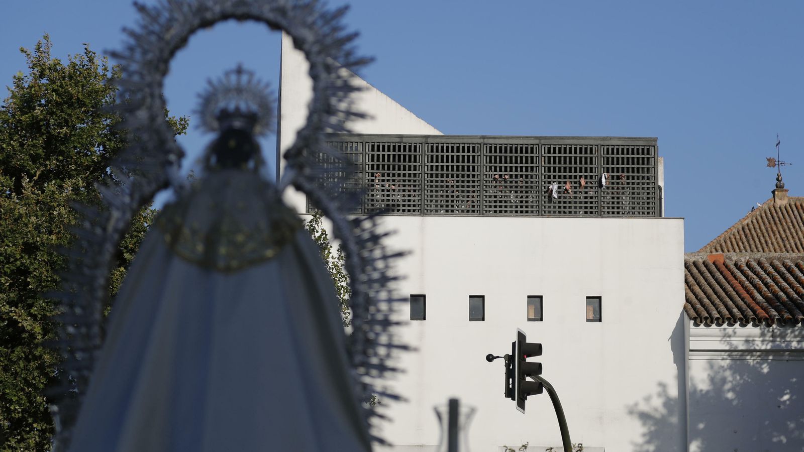 La procesión por el centro de la ciudad.