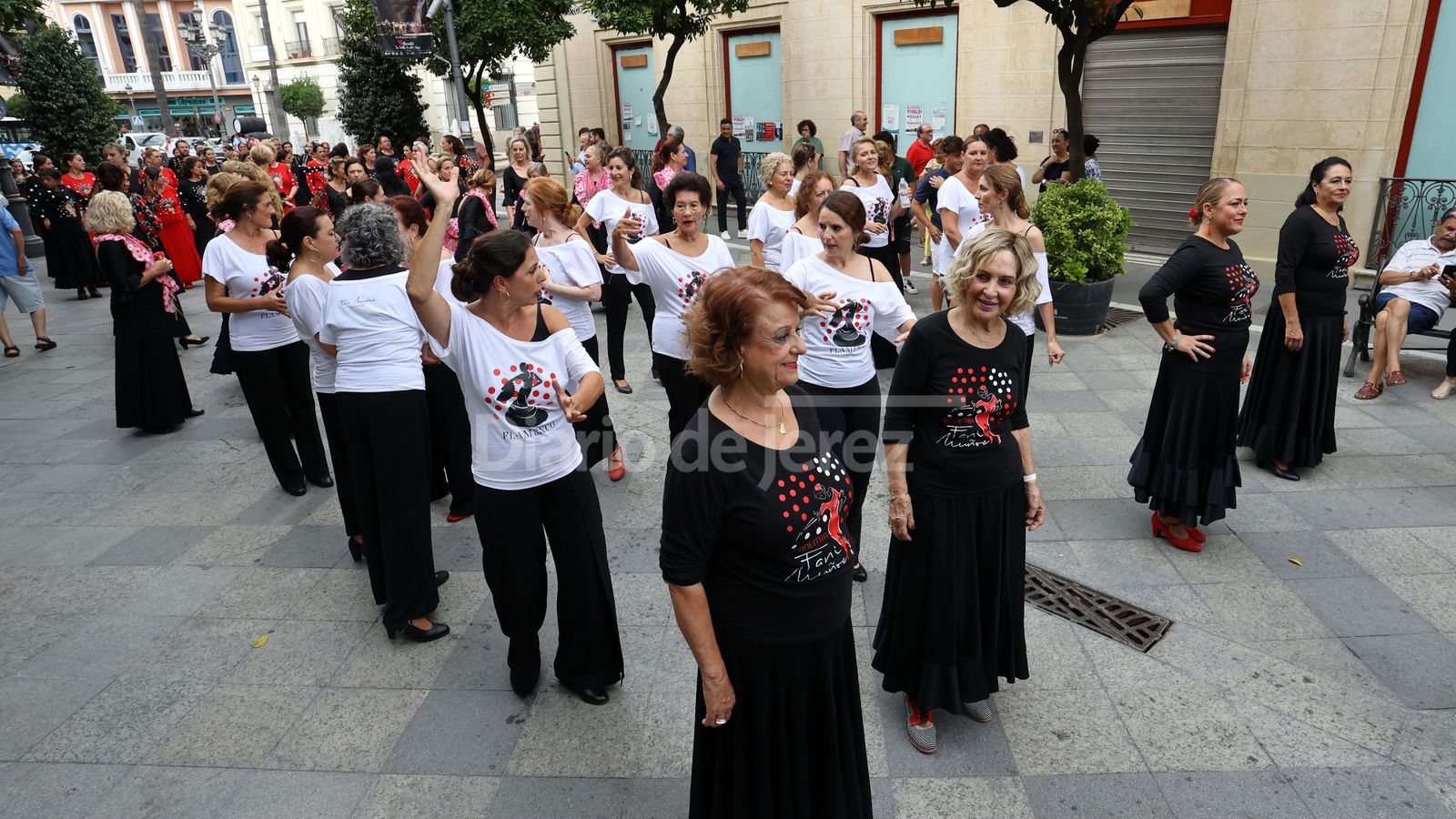 Flashmob de la academia de baile de Fani Muñoz en Jerez