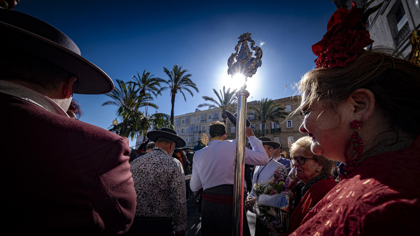 Salidad de la Hermandad del Rocio de Cádiz