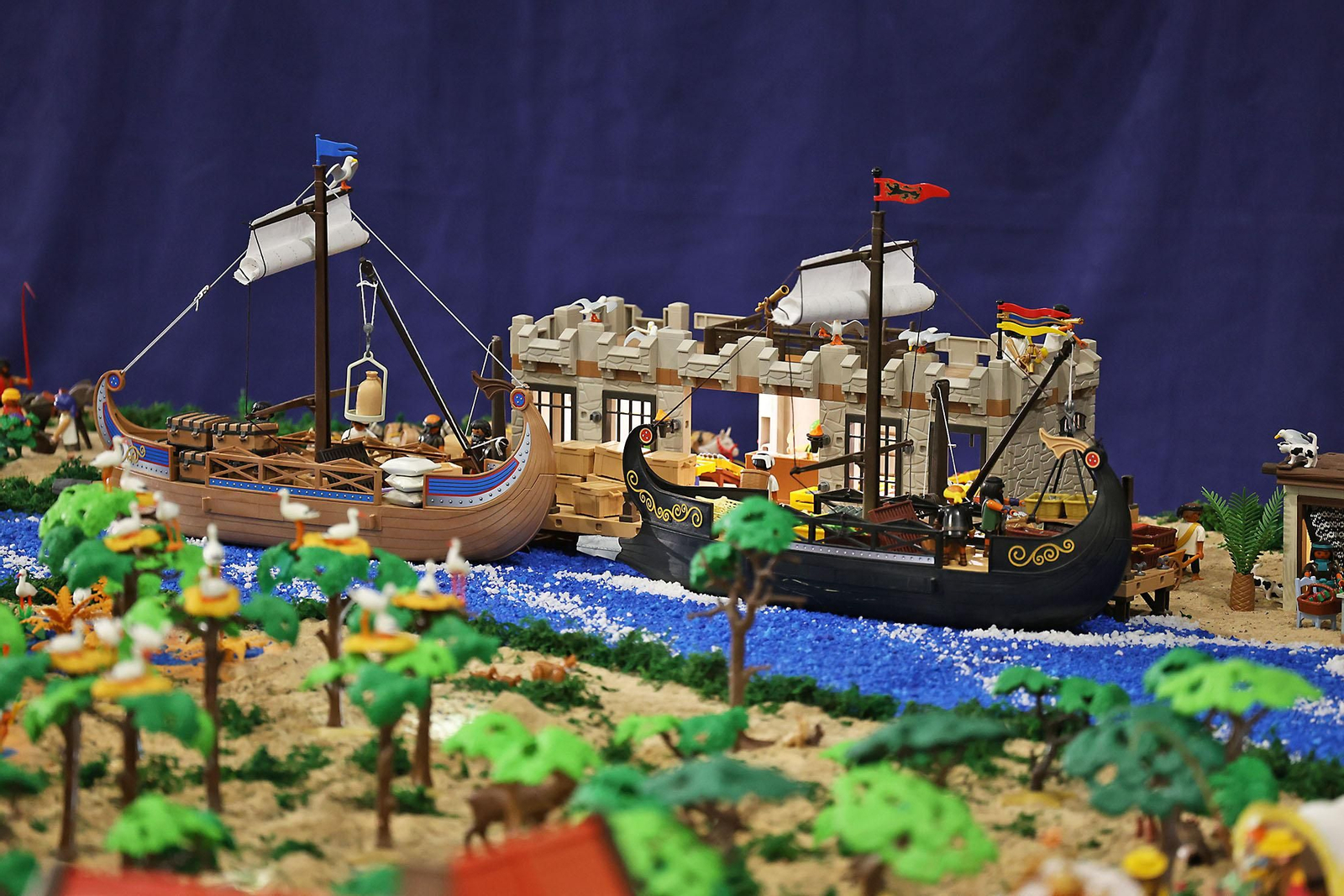 Imágenes del Belén de Playmobil más grande del mundo dedicado al Rocío