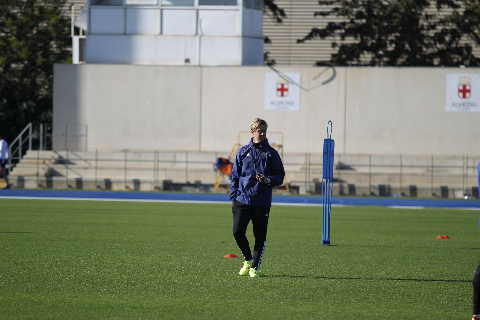 Fotogalería del entrenamiento del Almería previa al partido ante el Numancia