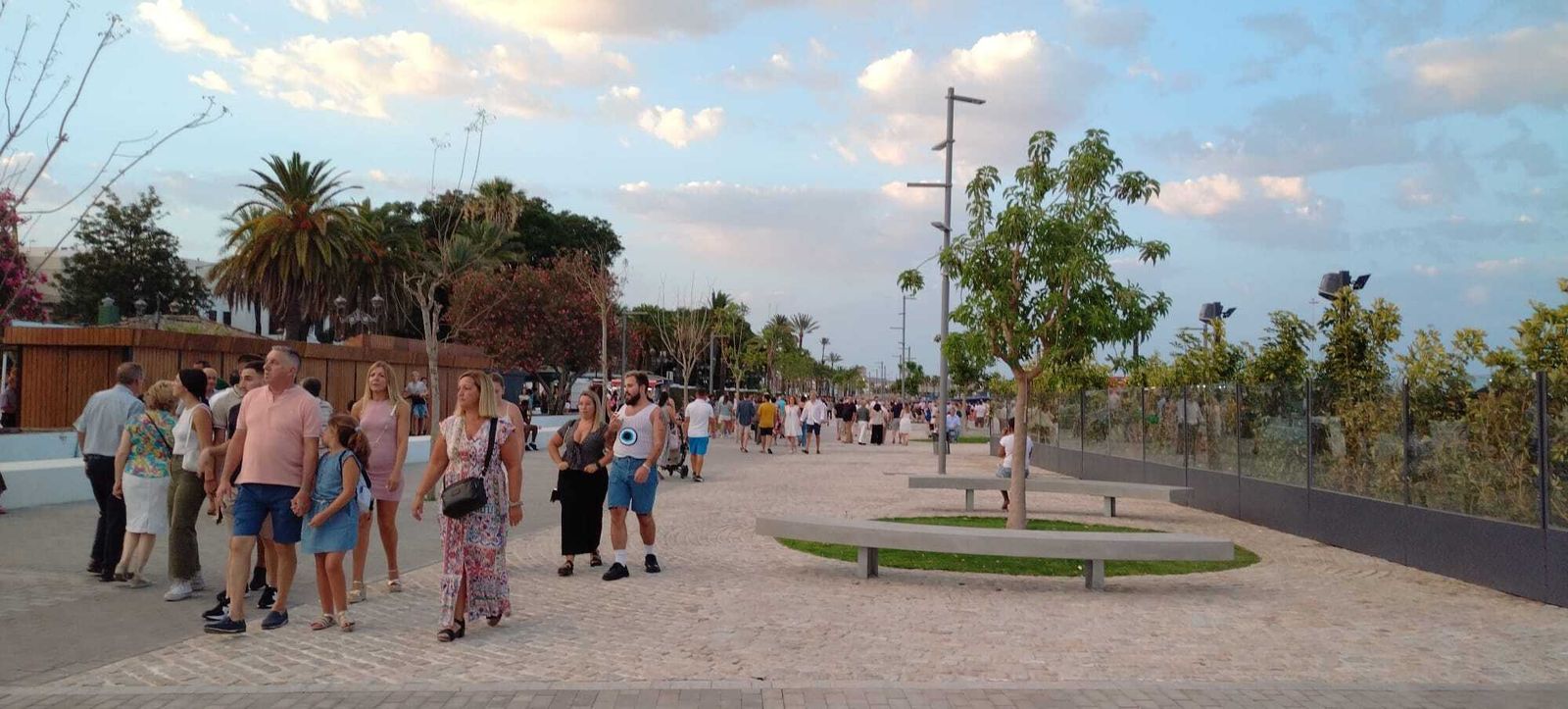 Una imagen de la apertura del paseo fluvial, el pasado verano.