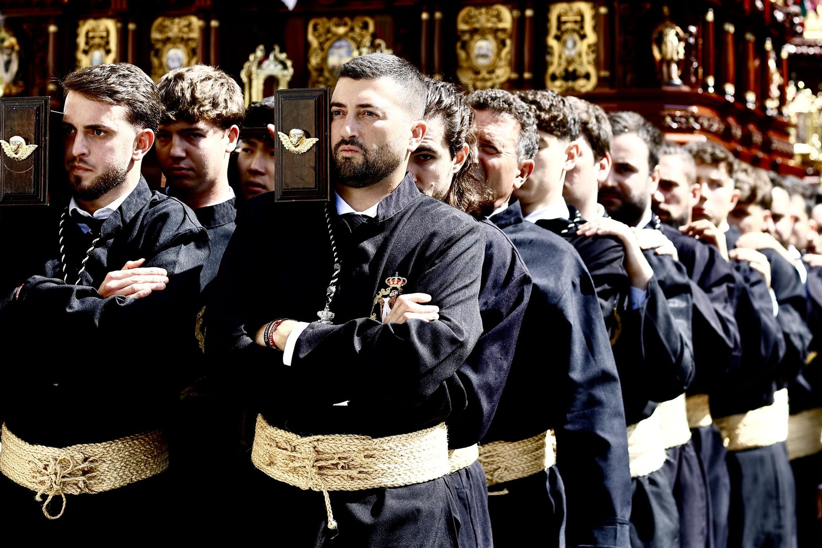 Descendimiento en el Viernes Santo de Málaga, en imágenes