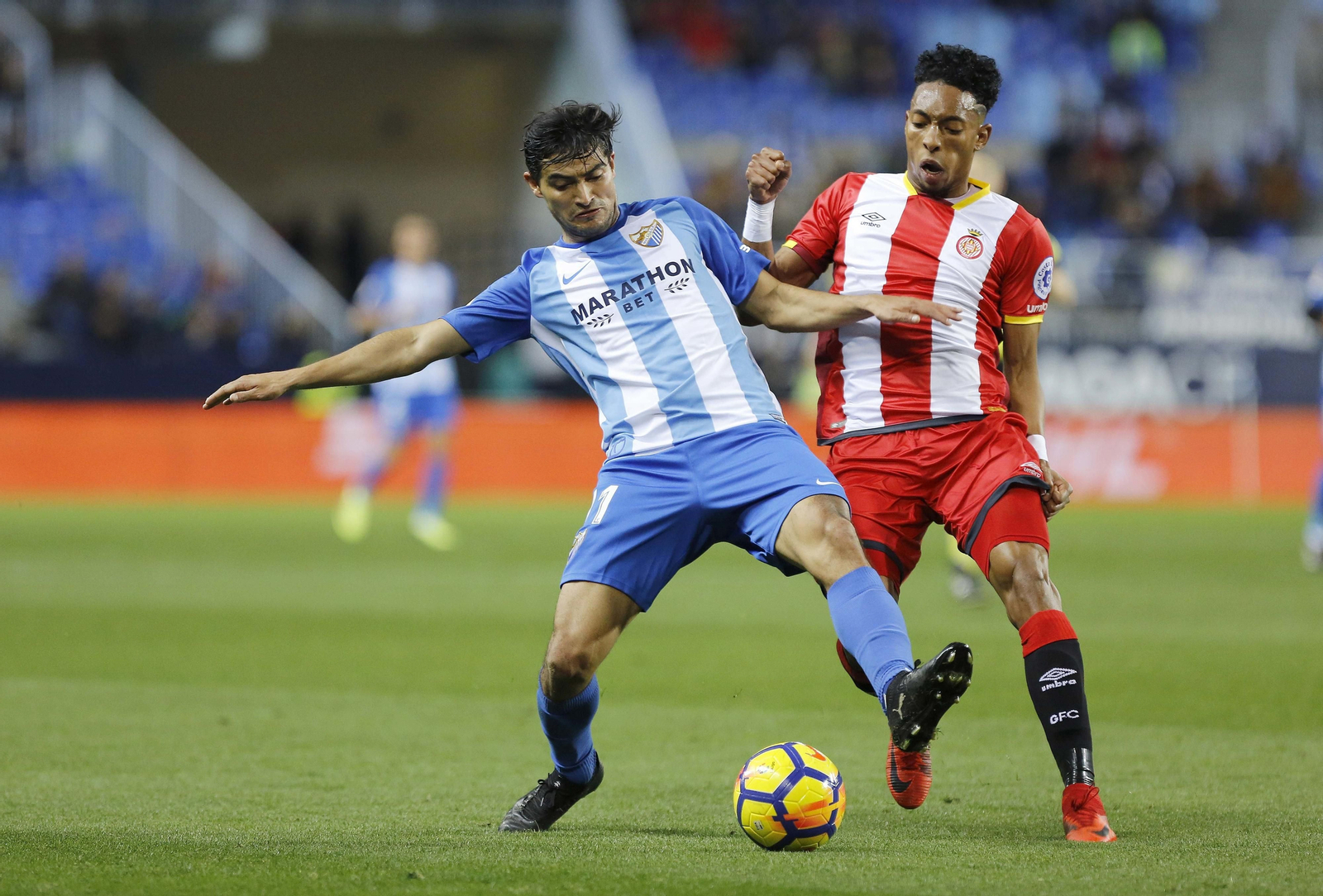 Las imágenes del Málaga-Girona