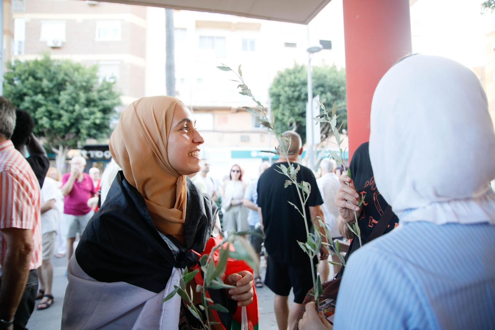 Imágenes de la manifestación en Almería por el genocidio en Palestina