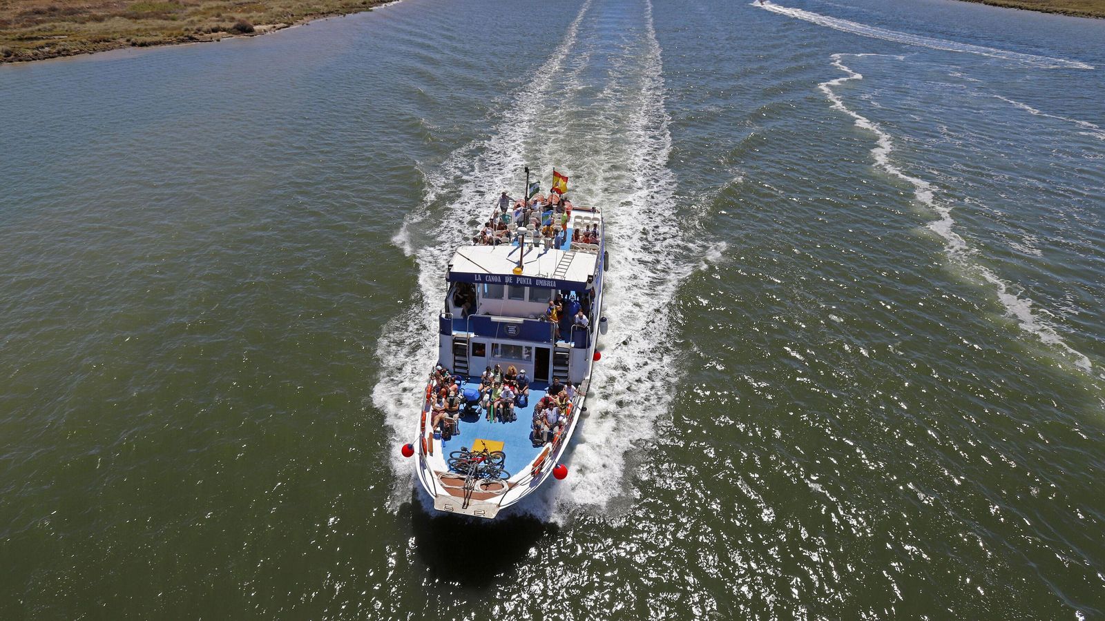 La Canoa de Punta Umbría en Paraje Natural Marismas del Odiel