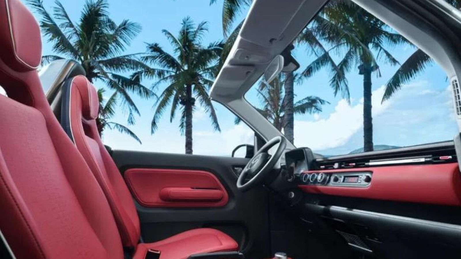 La última versión lanzada del Mini EV, la Macaron, serviría de base para el desarrollo de esta descapotable.