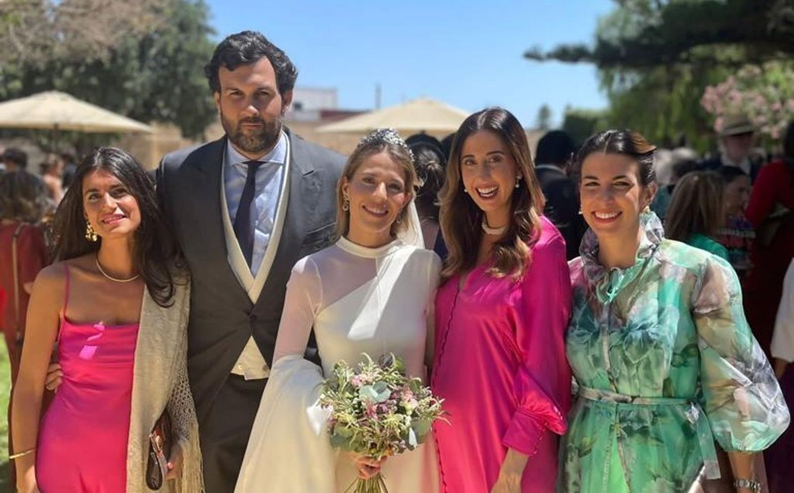 El nuevo matrimonio Molina Súnico con Concha Bordón y Cristina Acuña.