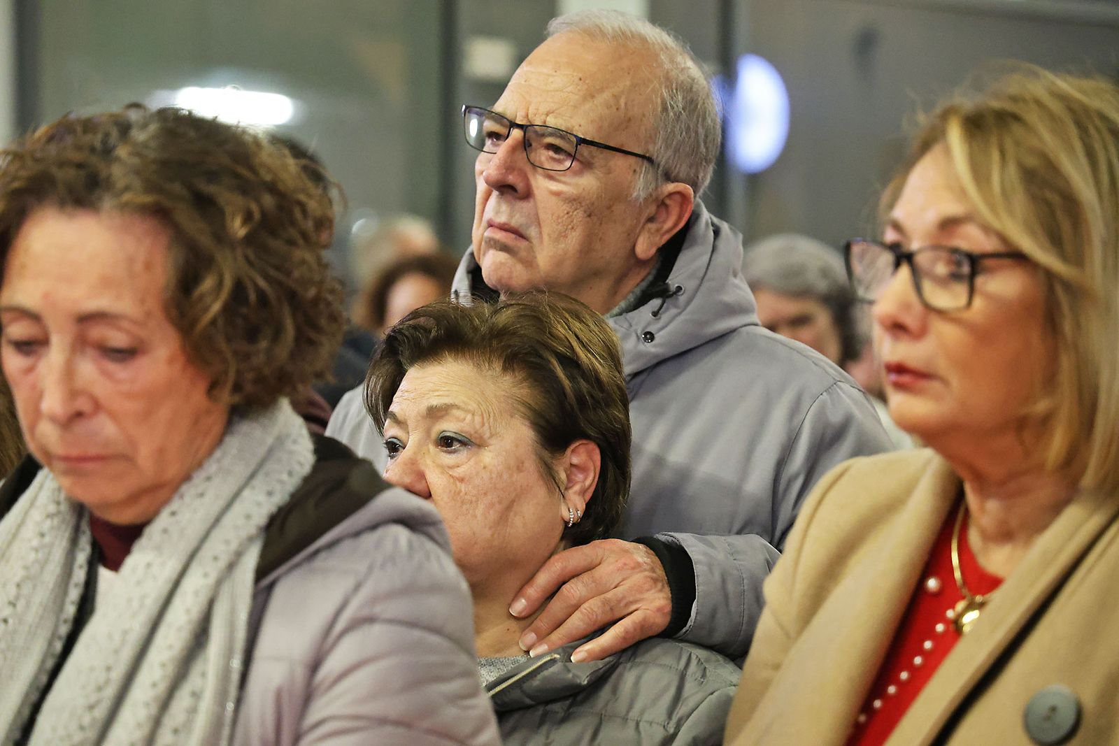 Las fotografías de la vigilia por los fallecidos en el accidente de tren  de Adamuz