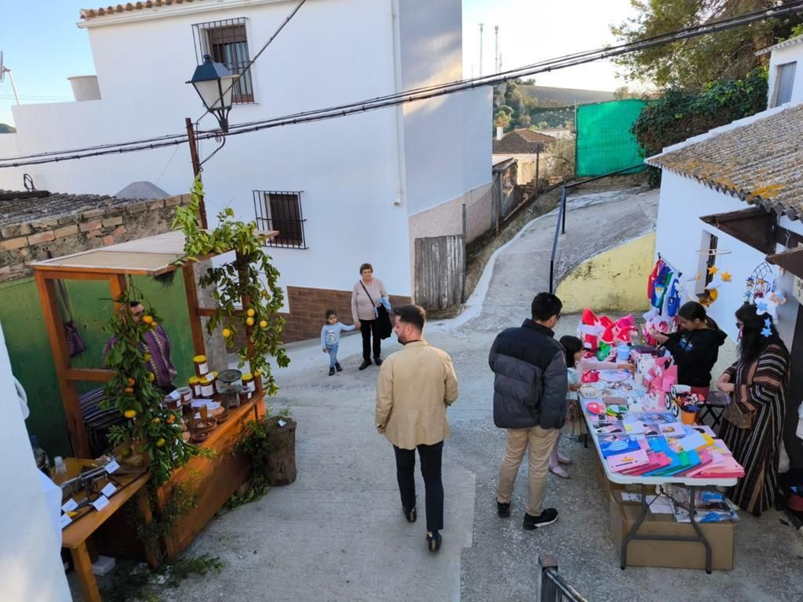 Las imágenes del belén viviente de Espera